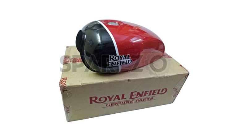 Genuine Royal Enfield Interceptor 650 Ravishing Red Petrol Gas Fuel Tank - SPAREZO